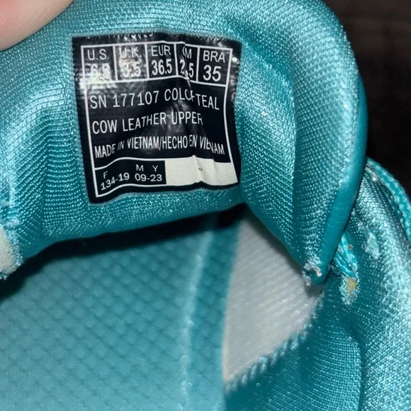 Skechers Women's Street Uno-Slither & Shine teal casual shoes SZ6.5 - Picture 10 of 10